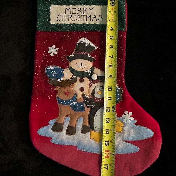 3-Vintage 3D Festive Christmas Stockings. - Picture 16 of 16